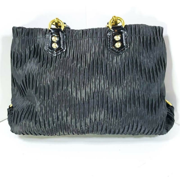 Coach Black Ashley Sateen Carryall Bag - Picture 2 of 11